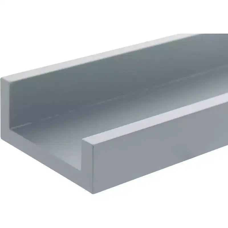 Étagère murale flottante en MDF 23"x4", gris nuage, quincaillerie de montage incluse