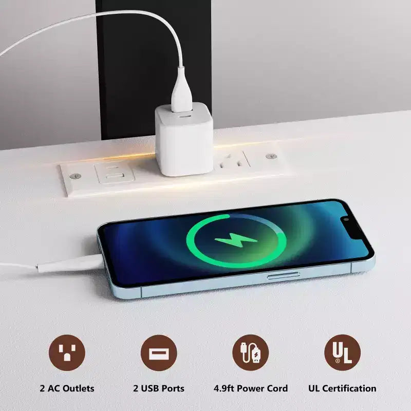 Meuble TV avec support pivotant pour téléviseurs de 50 à 65 pouces, éclairage LED et prise de courant, réglable en hauteur, blanc