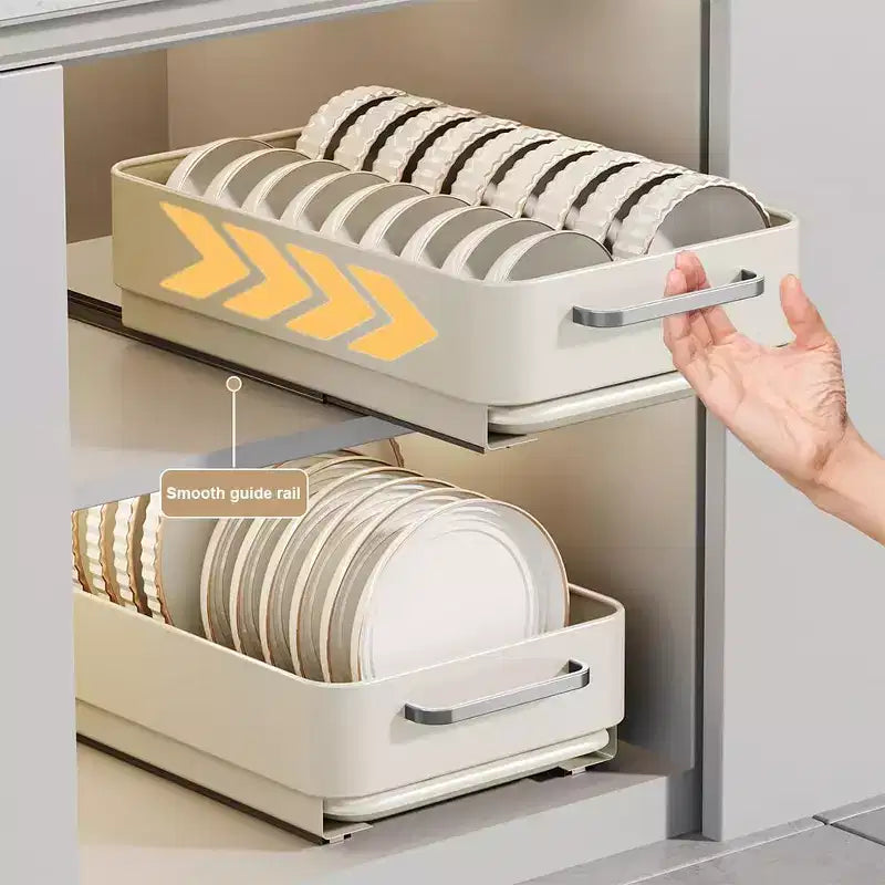Égouttoir à vaisselle, tiroir coulissant pour armoire de cuisine, étagère de rangement coulissante en métal pour salle de bain et salon