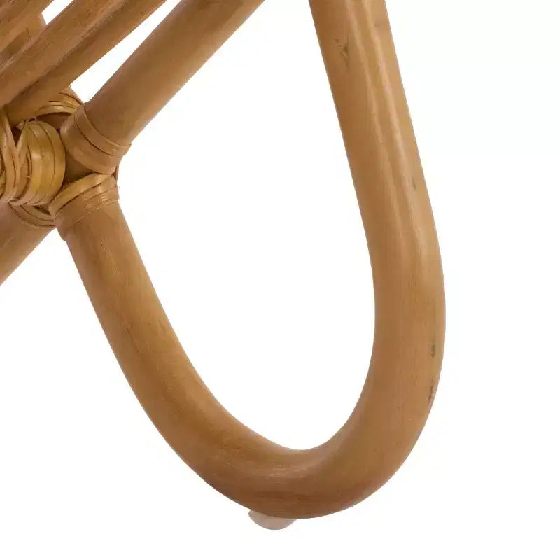 Table d'appoint porte-revues en rotin, naturel