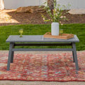 Table basse chevron en bois d'acacia Elephant Point Middlebrook