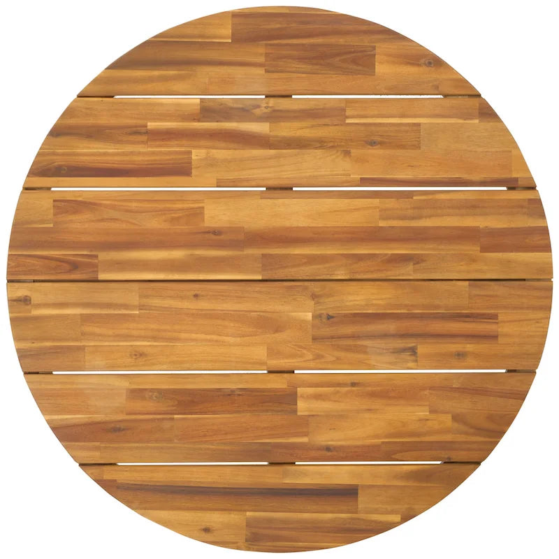 Table basse d'extérieur ronde à 4 pieds Yareli SAFAVIEH - 39Wx39Dx15H