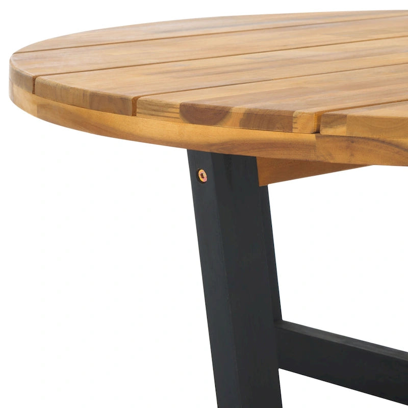 Table basse d'extérieur ronde à 4 pieds Yareli SAFAVIEH - 39Wx39Dx15H