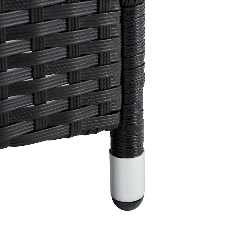 SAFAVIEH Ensemble de conversation de patio 4 pièces Bandele pour l'extérieur - 41W x 23D x 31H