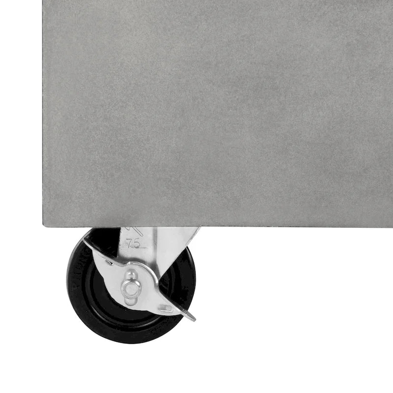 SAFAVIEH Outdoor Living Gargon Table basse moderne en béton - 32L x 32P x 10H