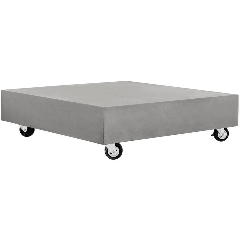 SAFAVIEH Outdoor Living Gargon Table basse moderne en béton - 32L x 32P x 10H