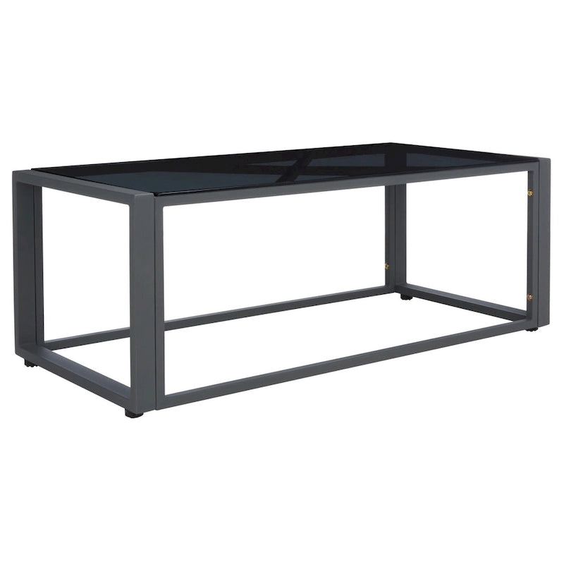 SAFAVIEH Ensemble de salon d'extérieur Holyoke 4 pièces - 49L x 25P x 28H