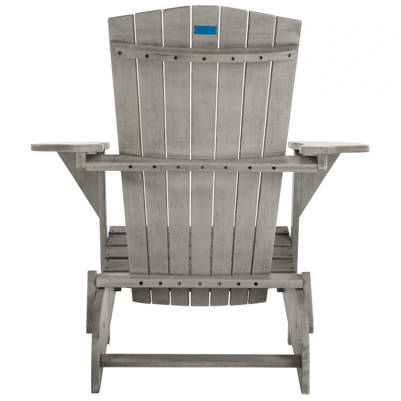 SAFAVIEH Chaise Adirondack Breetel d'extérieur (lot de 2) - 34 larg. x 34 prof. x 34 haut.