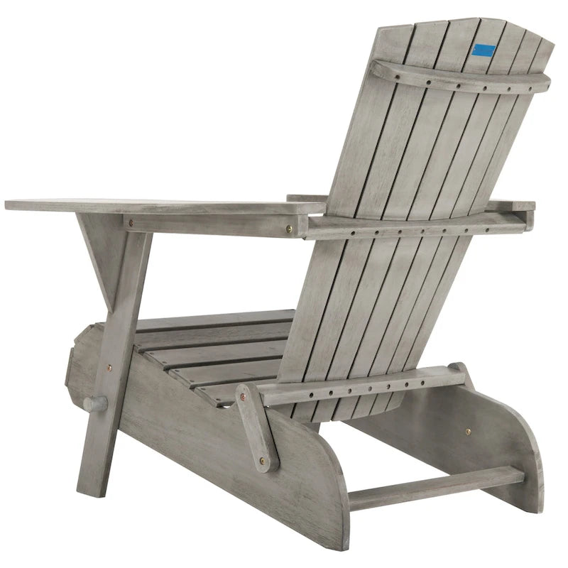 SAFAVIEH Chaise Adirondack Breetel d'extérieur (lot de 2) - 34 larg. x 34 prof. x 34 haut.