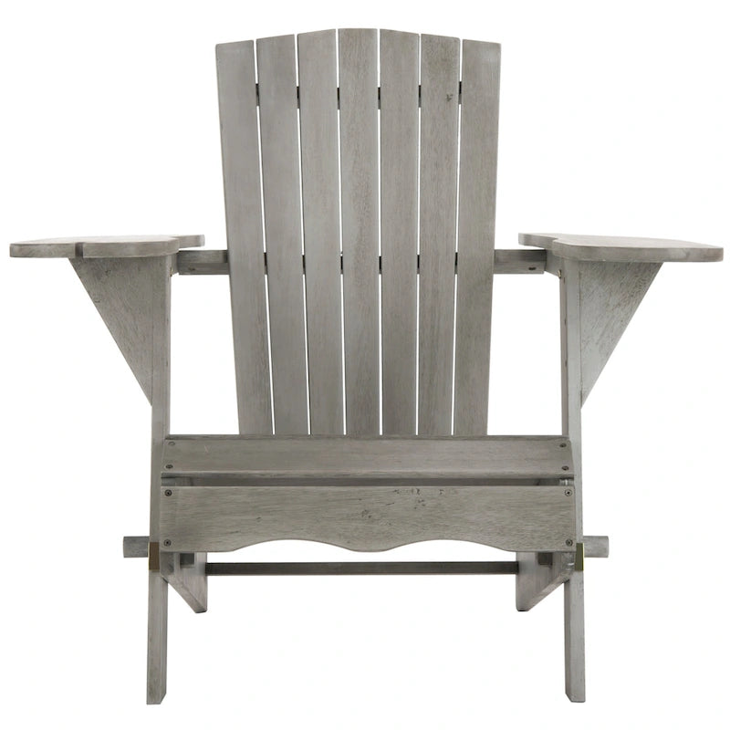 SAFAVIEH Chaise Adirondack Breetel d'extérieur (lot de 2) - 34 larg. x 34 prof. x 34 haut.