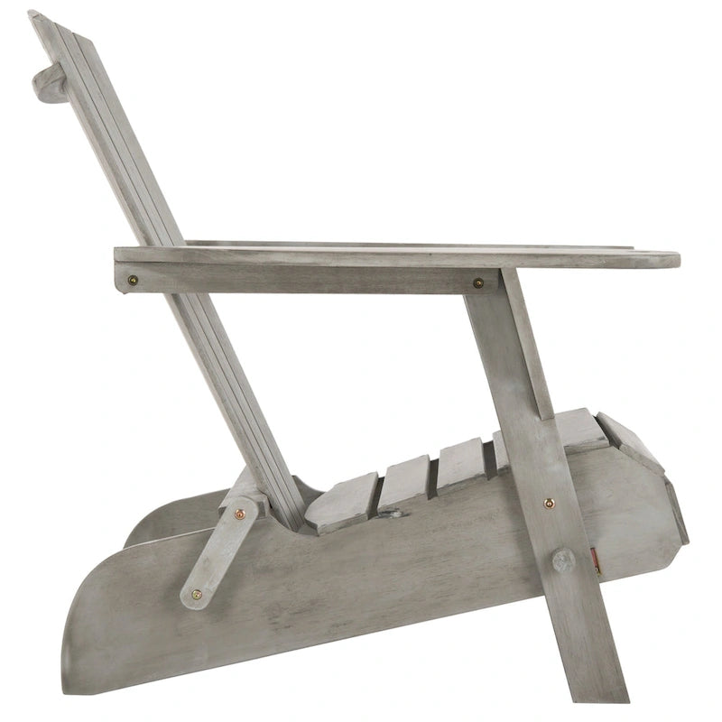 SAFAVIEH Chaise Adirondack Breetel d'extérieur (lot de 2) - 34 larg. x 34 prof. x 34 haut.
