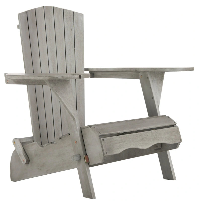 SAFAVIEH Chaise Adirondack Breetel d'extérieur (lot de 2) - 34 larg. x 34 prof. x 34 haut.