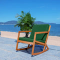 SAFAVIEH Outdoor Vernon Rocking Chair with Cushion - 26W x 38D x 31H