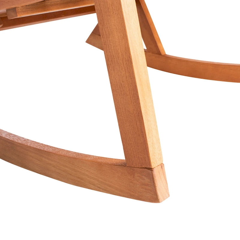 SAFAVIEH Rocking Chair d'extérieur Vernon avec Coussin - 26L x 38P x 31H
