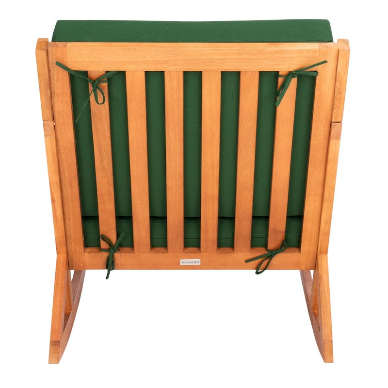 SAFAVIEH Rocking Chair d'extérieur Vernon avec Coussin - 26L x 38P x 31H