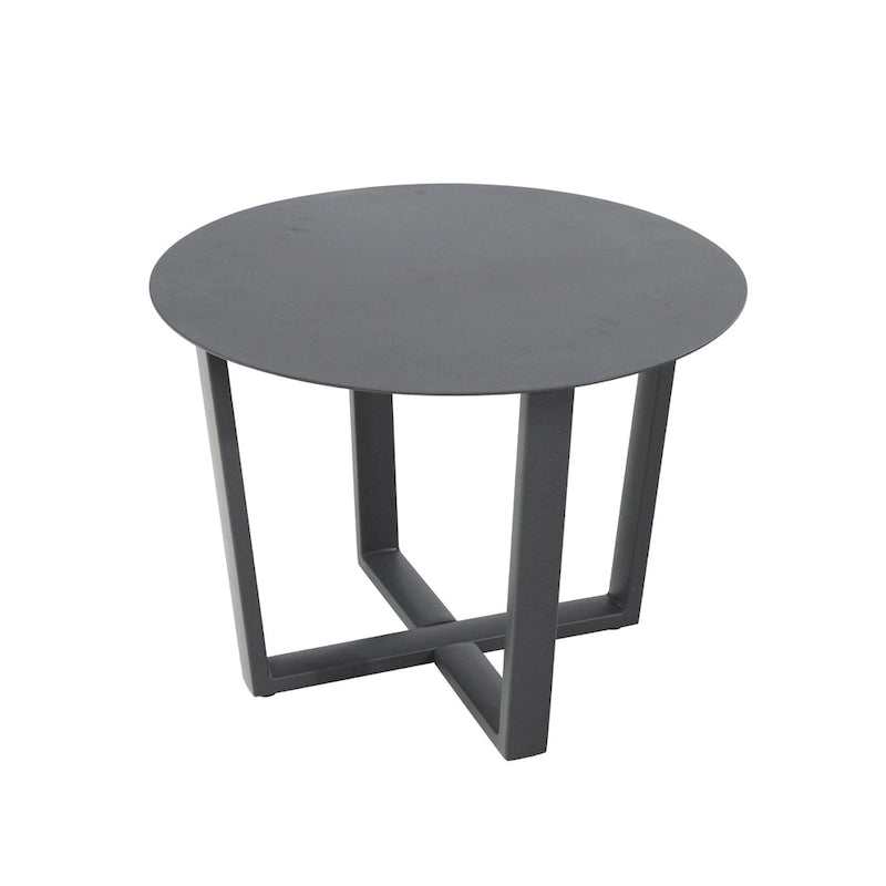 Table d'appoint d'extérieur en aluminium pour patio