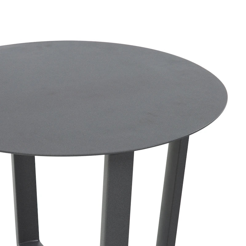 Table d'appoint d'extérieur en aluminium pour patio