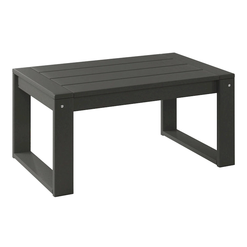 Polytrends Sectionnel de patio sans fin 5 pièces avec cadre gris et sièges profonds