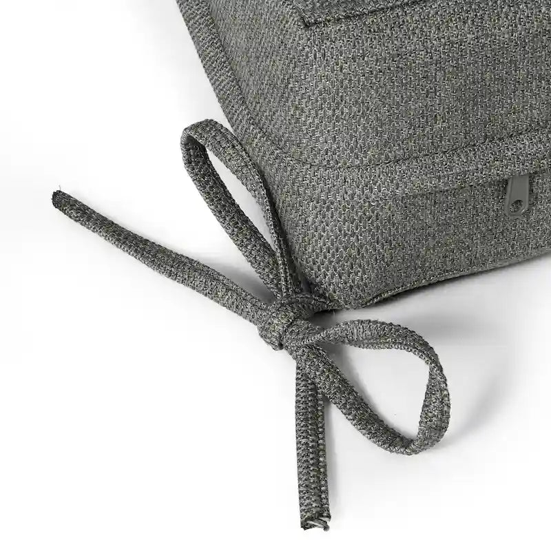 Polytrends Sectionnel de patio sans fin 5 pièces avec cadre gris et sièges profonds