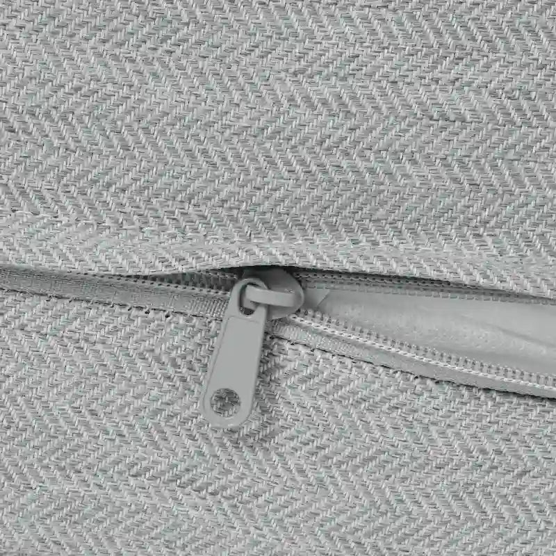 Polytrends Sectionnel de patio sans fin 5 pièces avec cadre gris et sièges profonds