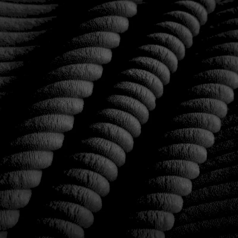 Fauteuil une place en velours côtelé avec coussin lombaire