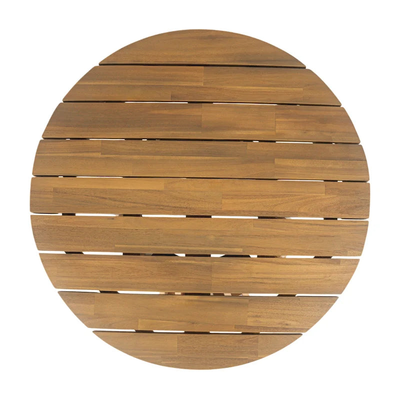 Christopher Knight Home - Ensemble mobilier de patio lit de repos 3 places Claremont + table en bois d'acacia