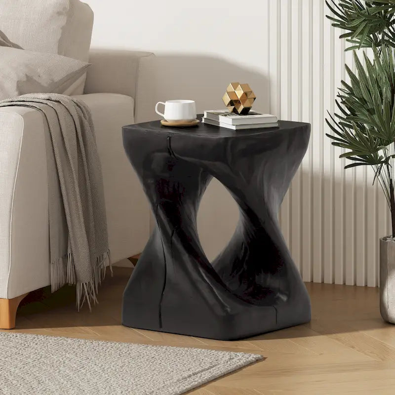 Christopher Knight Home - Table d'appoint en grain de bois torsadé Stella