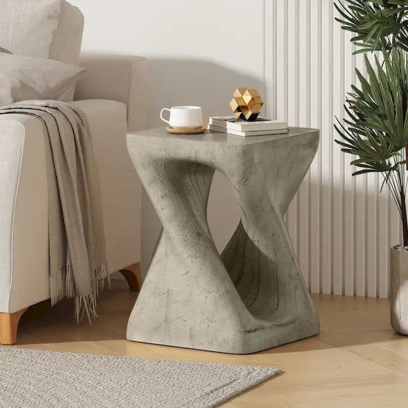 Christopher Knight Home - Table d'appoint en grain de bois torsadé Stella