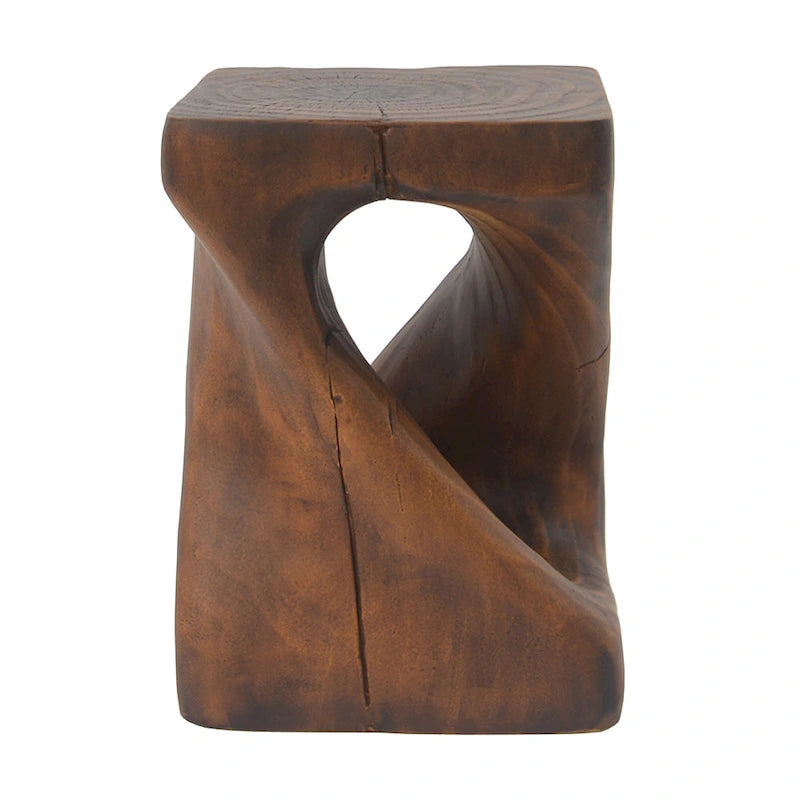 Christopher Knight Home - Table d'appoint en grain de bois torsadé Stella