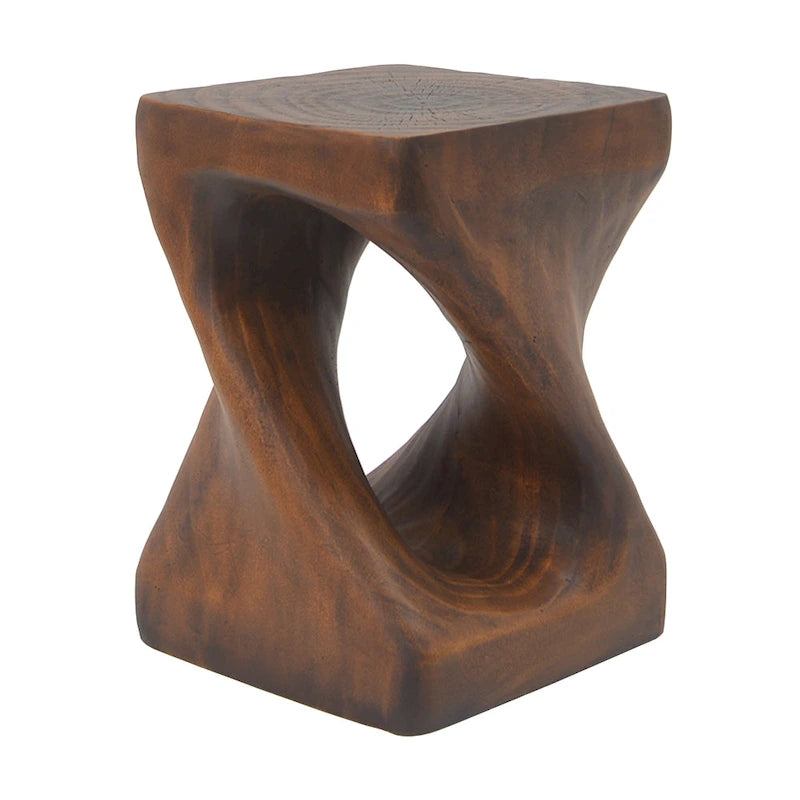 Christopher Knight Home - Table d'appoint en grain de bois torsadé Stella