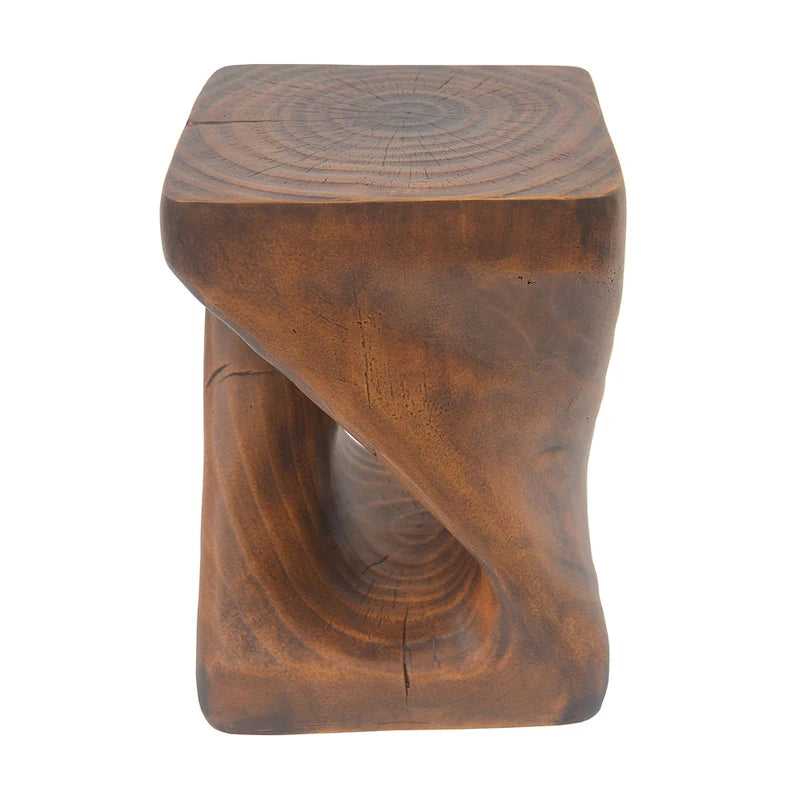 Christopher Knight Home - Table d'appoint en grain de bois torsadé Stella