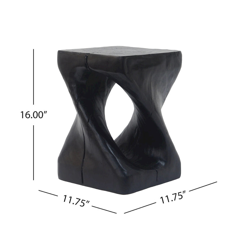 Christopher Knight Home - Table d'appoint en grain de bois torsadé Stella