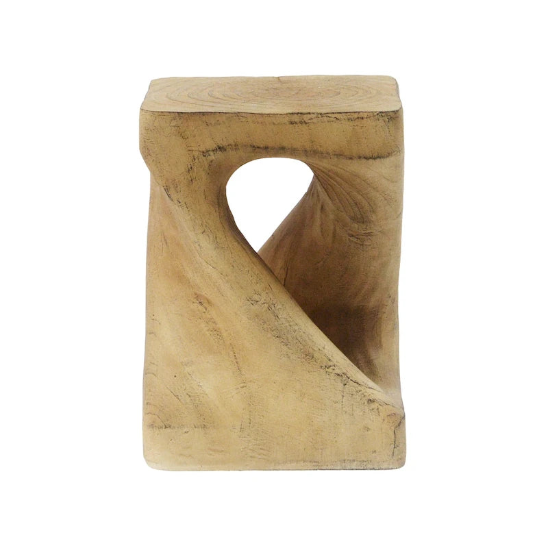Christopher Knight Home - Table d'appoint en grain de bois torsadé Stella