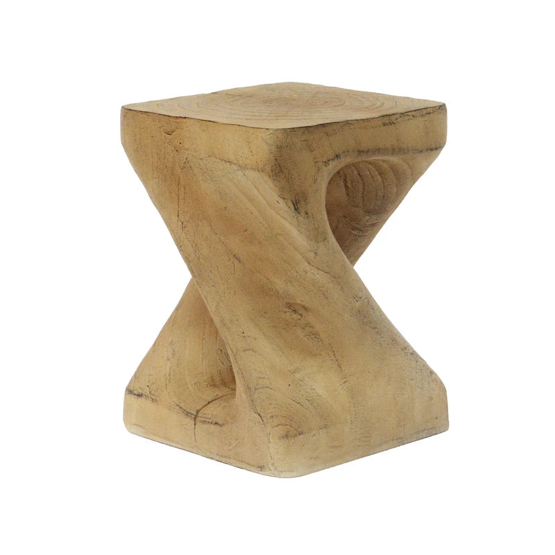 Christopher Knight Home - Table d'appoint en grain de bois torsadé Stella