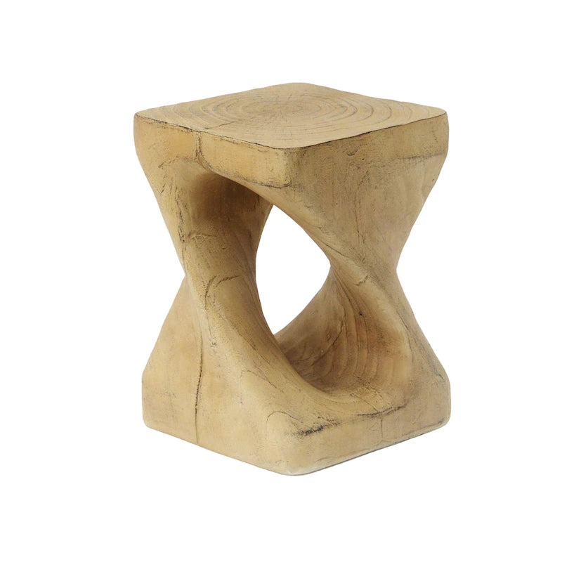 Christopher Knight Home - Table d'appoint en grain de bois torsadé Stella