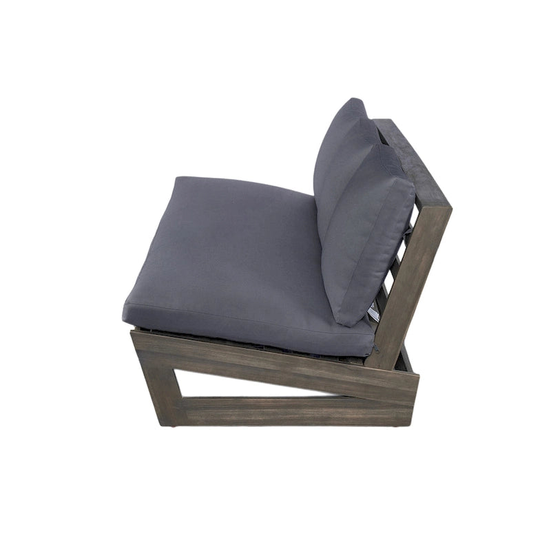 Christopher Knight Home - Canapé de jardin Sherwood en acacia à 3 places avec coussins