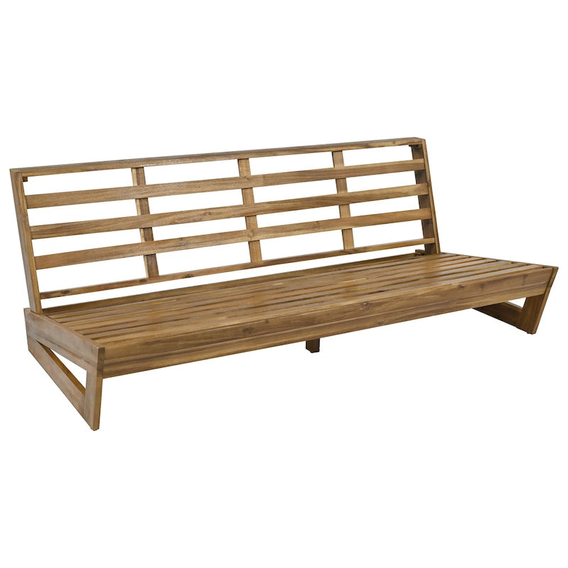 Christopher Knight Home - Canapé de jardin Sherwood en acacia à 3 places avec coussins