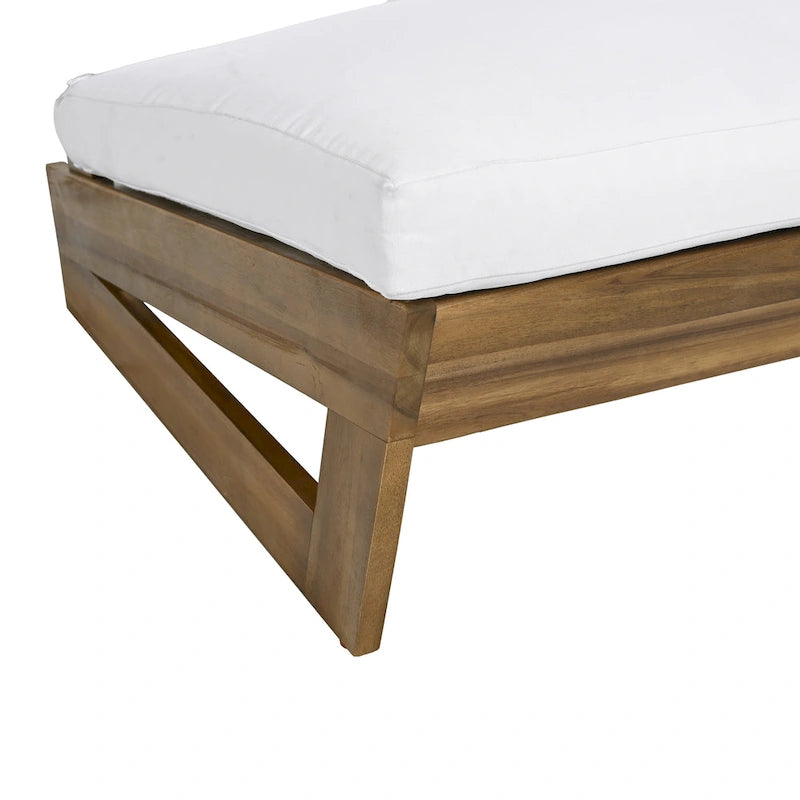 Christopher Knight Home - Canapé de jardin Sherwood en acacia à 3 places avec coussins