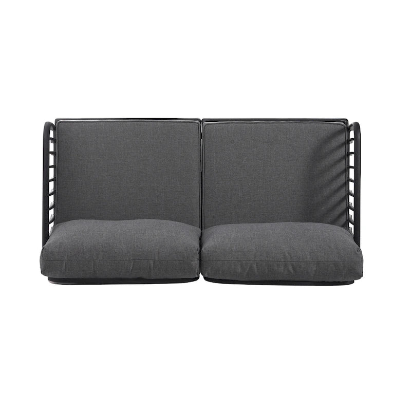 Christopher Knight Home - Canapé d'angle d'extérieur 5 places Ashton avec deux tables basses, assise profonde et coussins moelleux