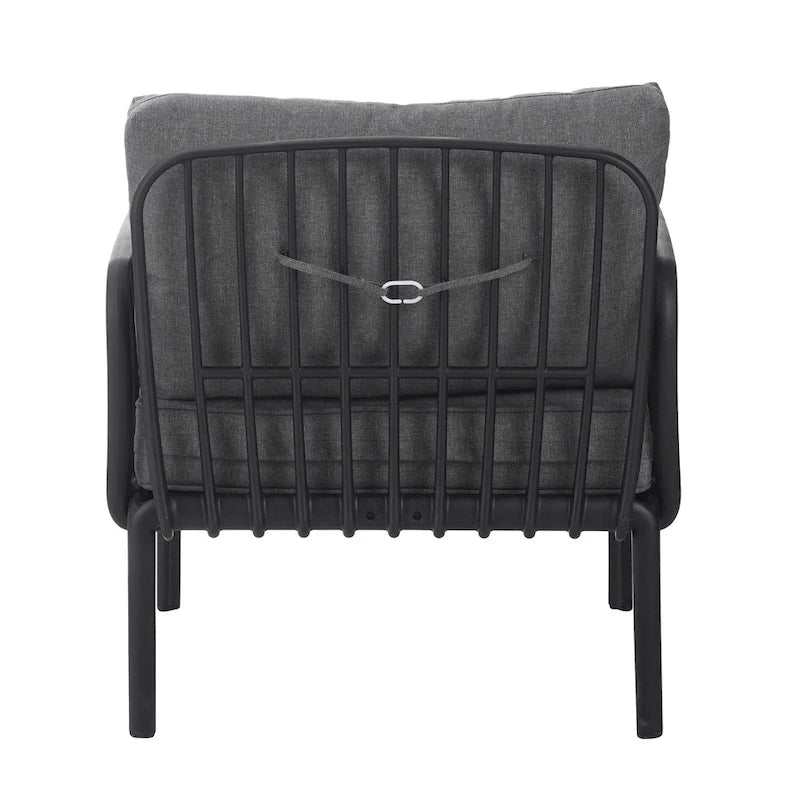 Christopher Knight Home - Canapé d'angle d'extérieur 5 places Ashton avec deux tables basses, assise profonde et coussins moelleux