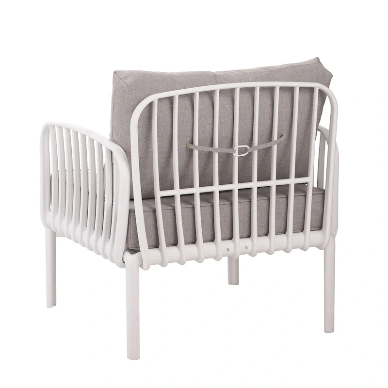 Christopher Knight Home - Canapé d'angle d'extérieur 5 places Ashton avec deux tables basses, assise profonde et coussins moelleux