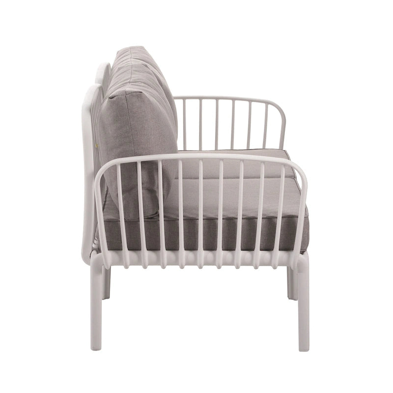 Christopher Knight Home - Canapé d'angle d'extérieur 5 places Ashton avec deux tables basses, assise profonde et coussins moelleux