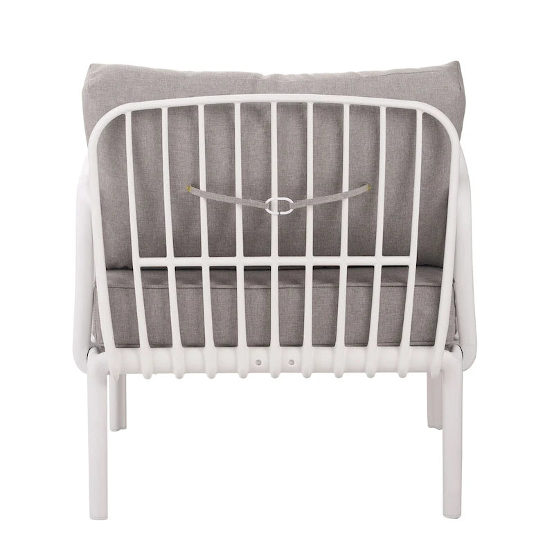 Christopher Knight Home - Canapé d'angle d'extérieur 5 places Ashton avec deux tables basses, assise profonde et coussins moelleux