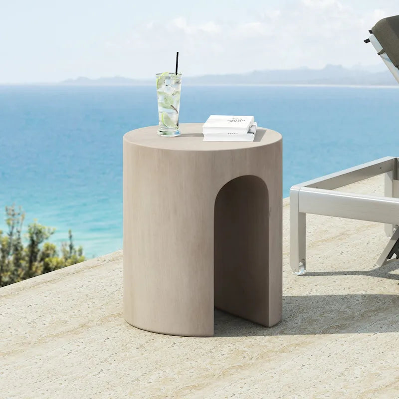 Christopher Knight Home - Table d'appoint d'extérieur en U Morgan