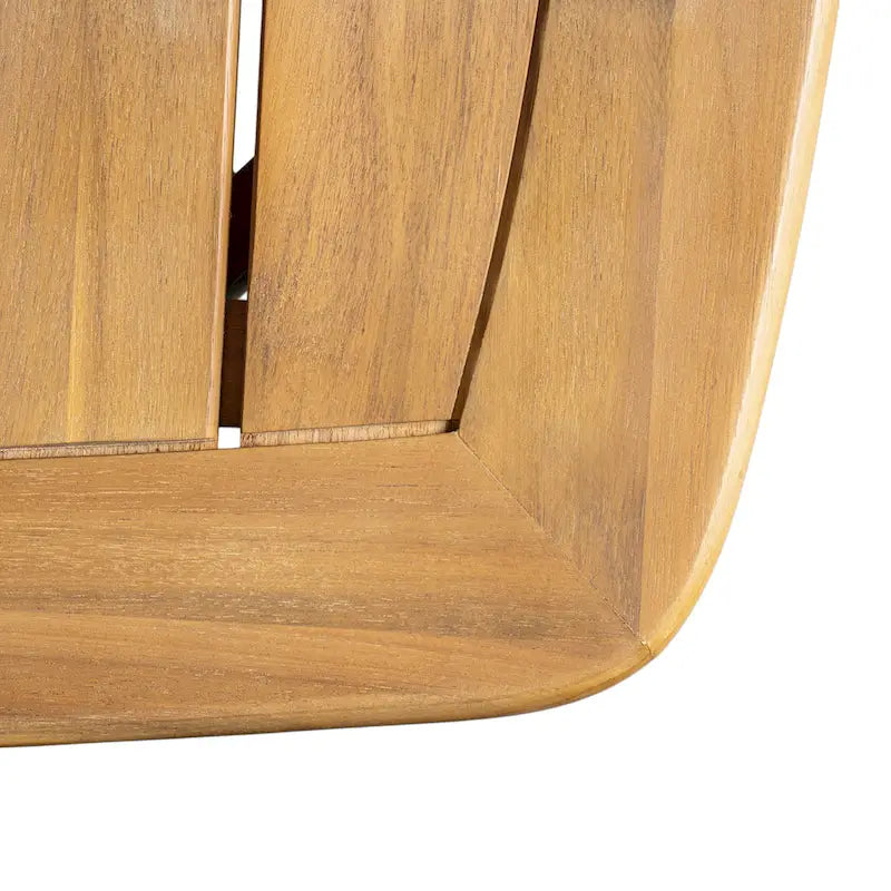Christopher Knight Home - Ensemble de conversation Camille 2 pièces d'extérieur en bois d'acacia avec dossier en corde tressée et table basse
