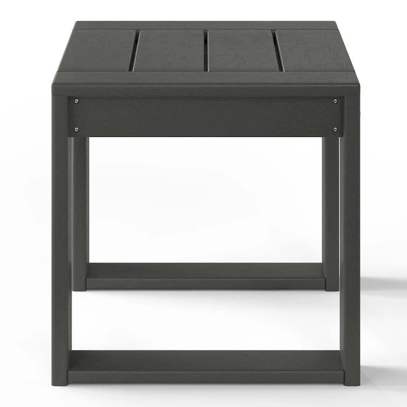 Table d'appoint d'extérieur Polytrends en polyéthylène