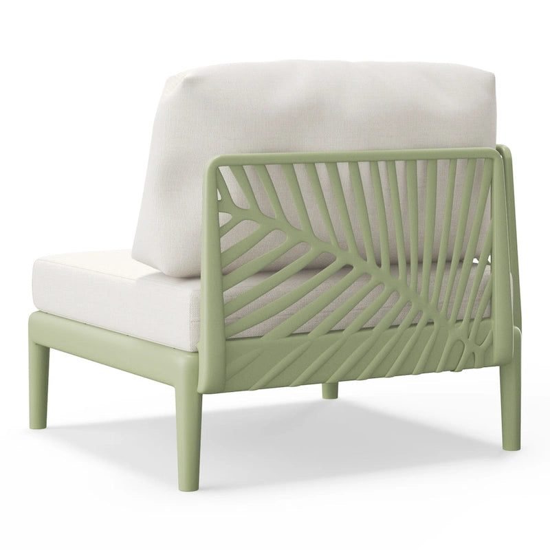 Fauteuil gauche profond Frond and Form pour terrasse avec coussins