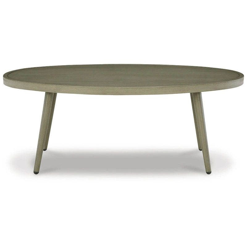 Signature Design by Ashley Swiss Valley Brown, ensemble de 3 tables d'appoint d'extérieur - 48 L x 30 P x 18 H