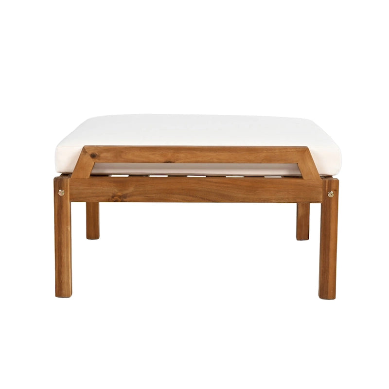 Christopher Knight Home - Ensemble de conversation extérieur 3 pièces en osier et bois d'acacia Alexander