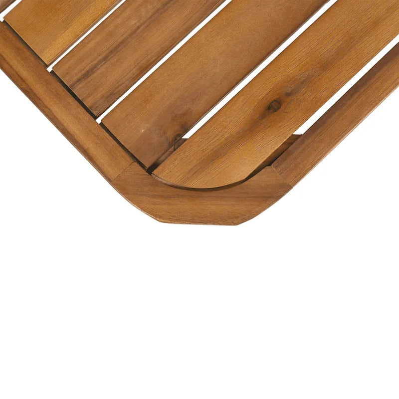Christopher Knight Home - Ensemble de conversation extérieur 3 pièces en osier et bois d'acacia Alexander